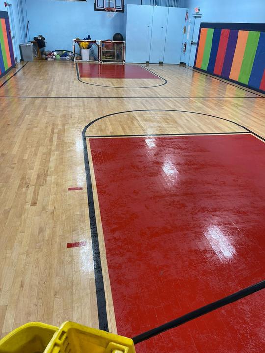 Clean Basketball Court